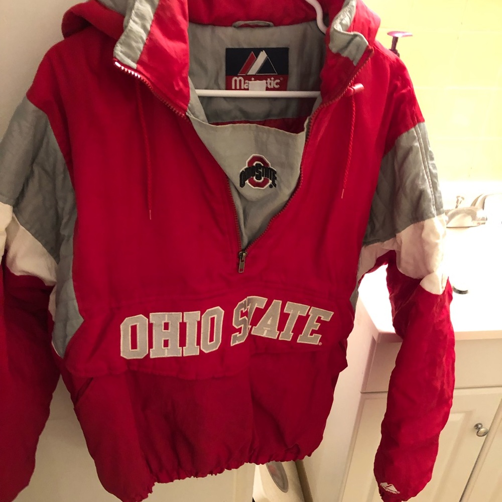 Vintage Ohio State Pull-over Coat